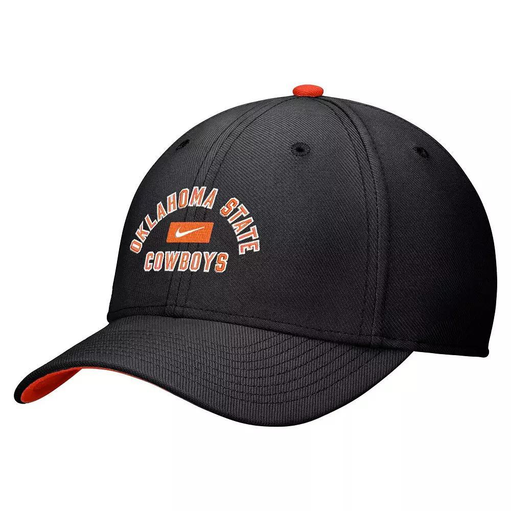 Men's Nike Black Oklahoma State Cowboys Rise Flex Hat,  Product Image