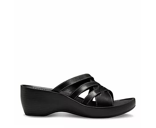 Eastland Womens Poppy Wedge Sandal Comfort Slides Product Image