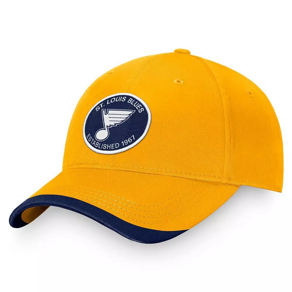 Men's Fanatics Branded Gold Boston Bruins Fundamental Adjustable Hat Product Image