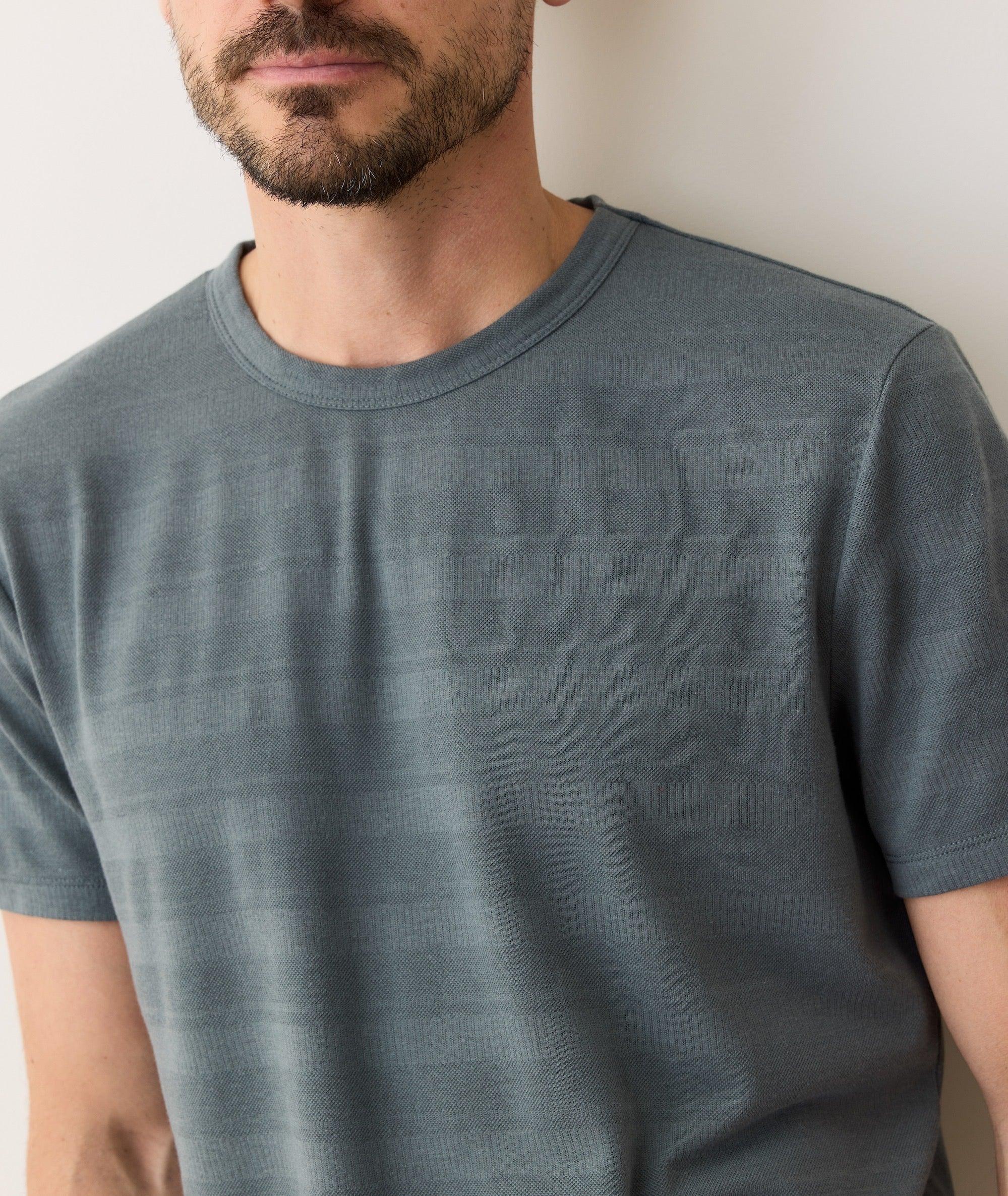 Signature Jacquard Crew Tee Product Image