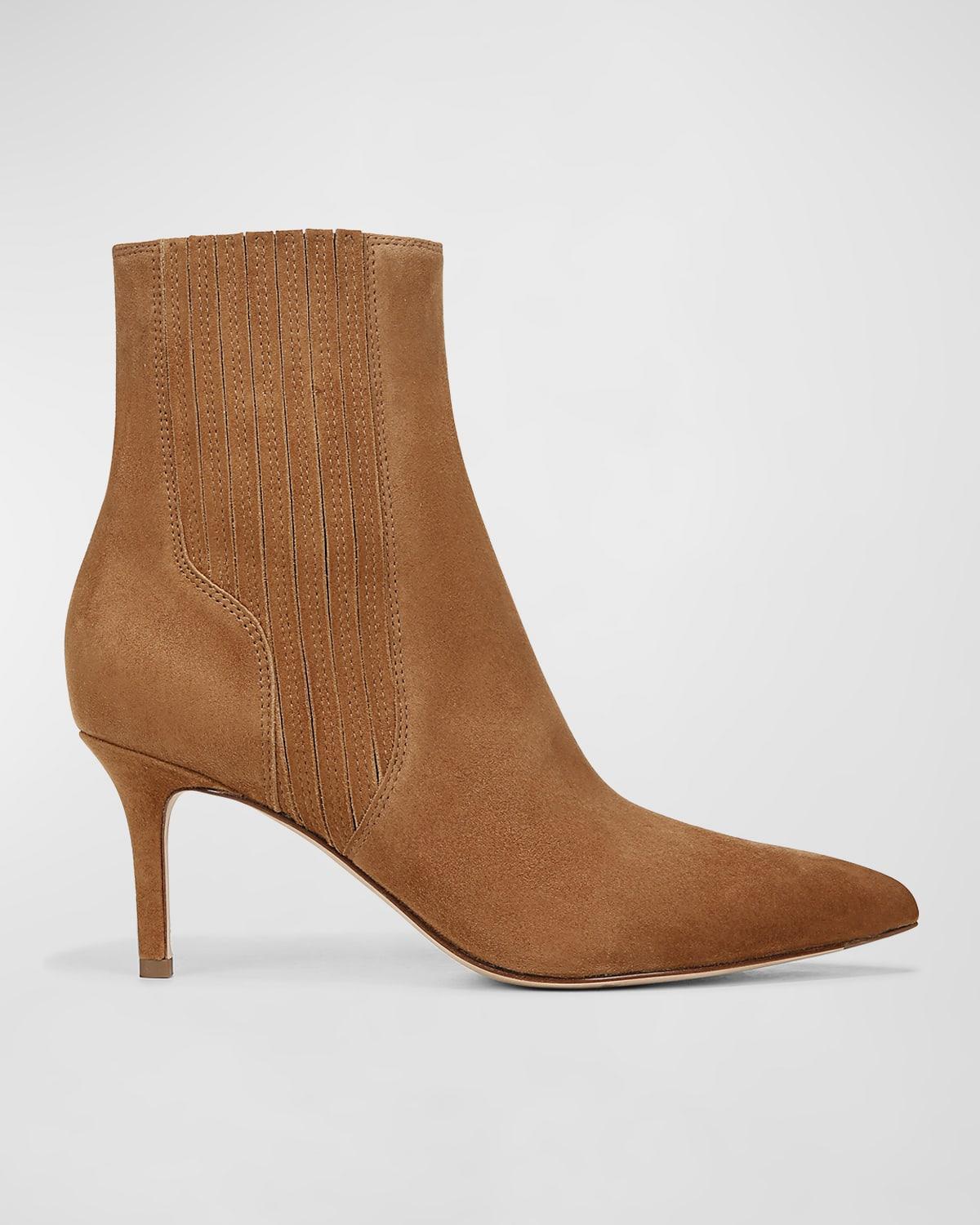 Lisa Suede Stiletto Chelsea Booties Product Image