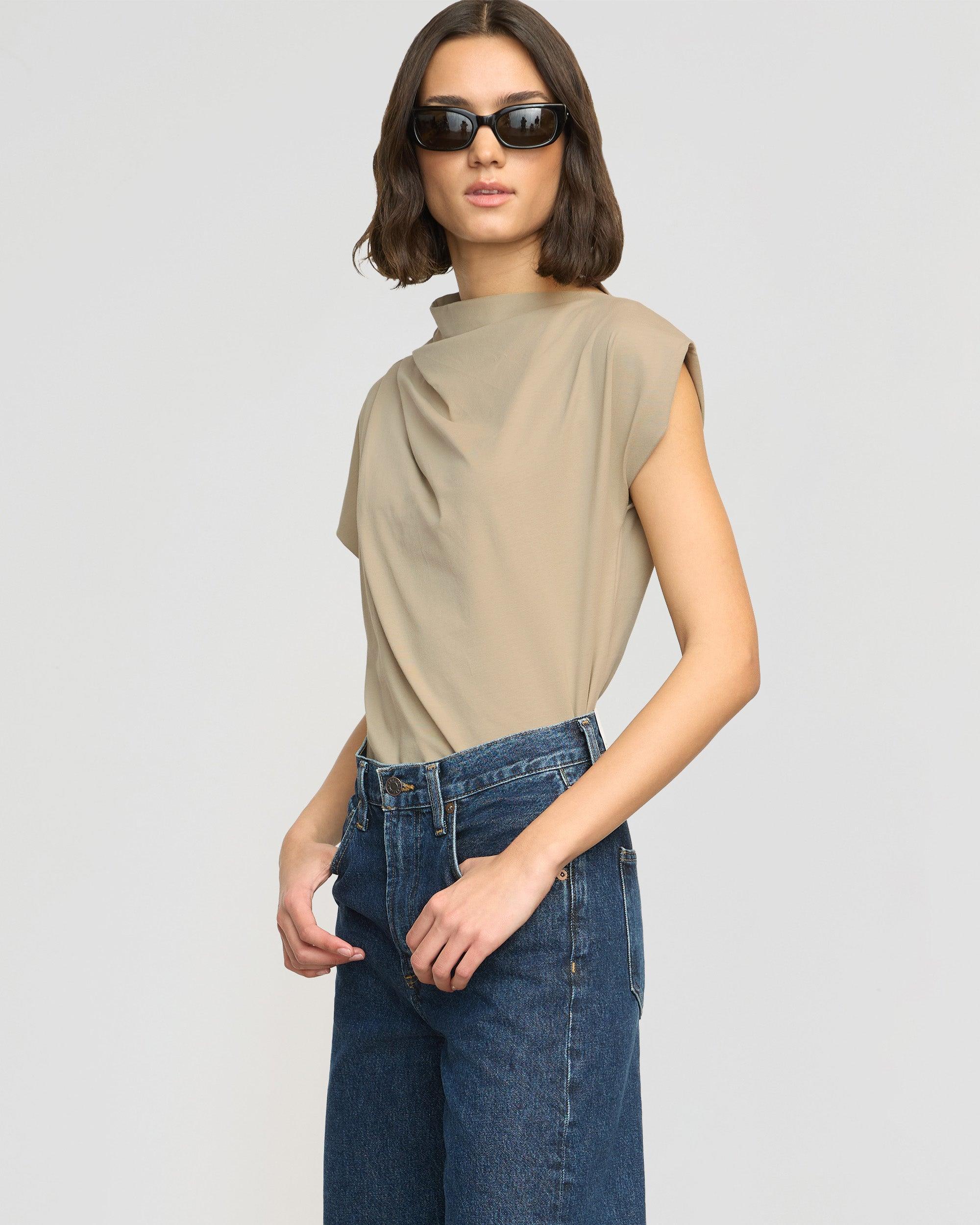 Kenny Asymmetric-Neck Tee Product Image