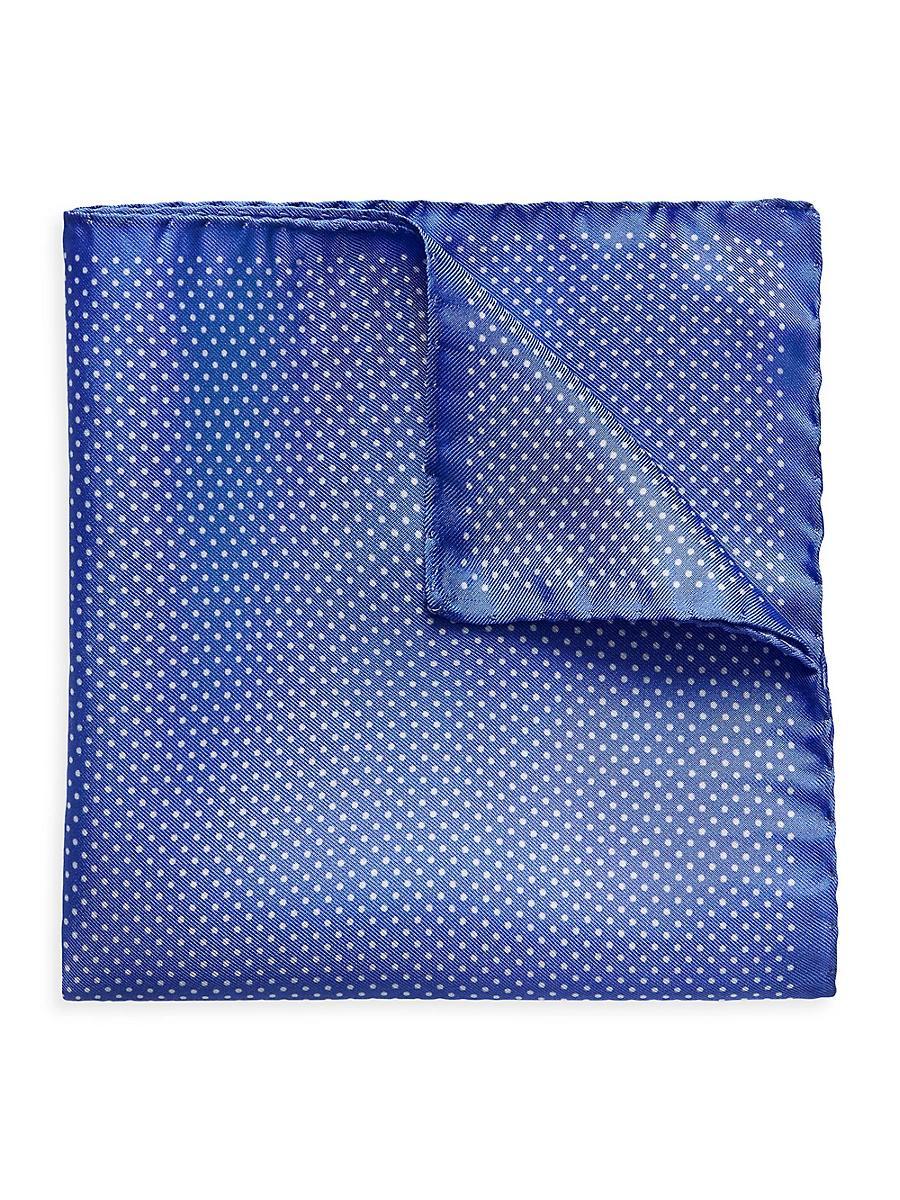 Mens Silk Polka Dot Pocket Square Product Image