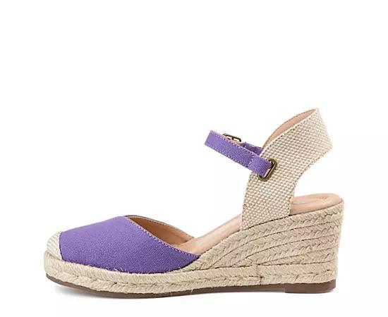 Journee Ashlyn Women's Wedges, Size: 9, Purple Product Image