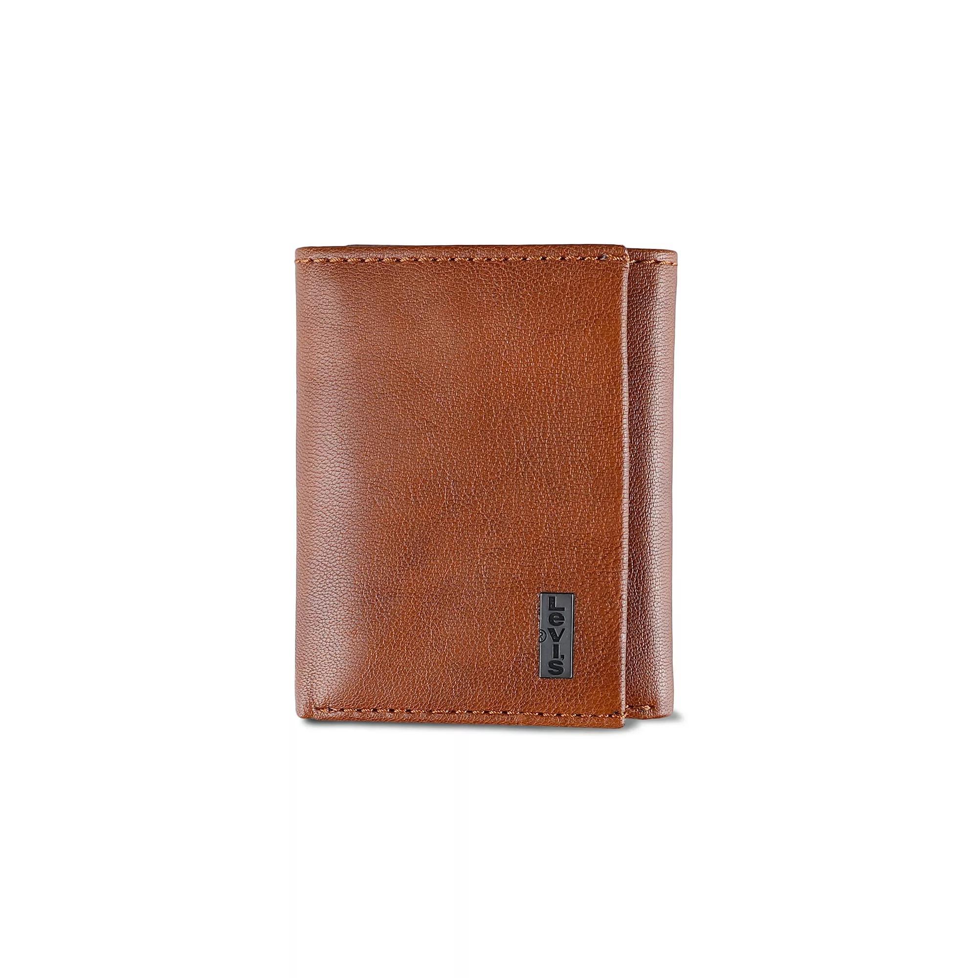 Men's Levi's RFID-Blocking Extra-Capacity Genuine Leather Trifold Wallet Product Image