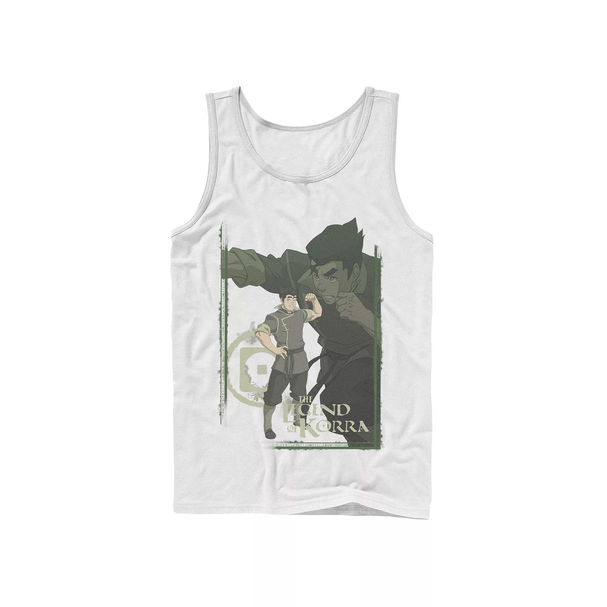 Men's Nickelodeon The Legend Of Korra Bolin Collage Poster Tank Top,  Product Image
