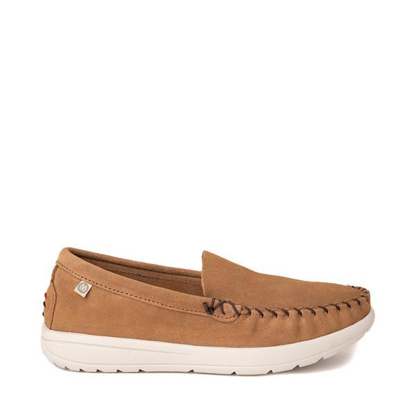 Minnetonka Mens Discover Classic Suede Slip Product Image