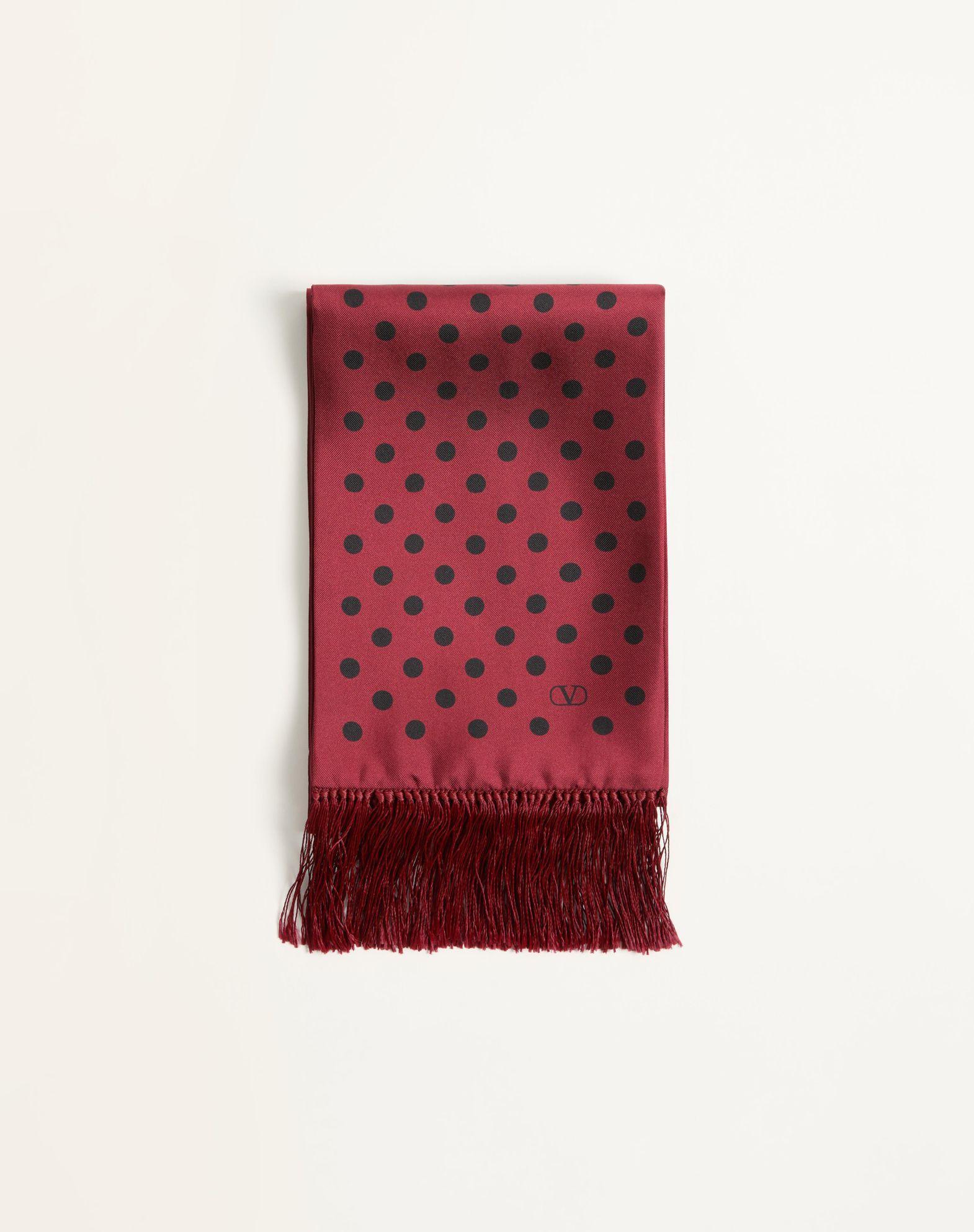 Plusdepois Silk Bandeau Scarf With Fringe Product Image