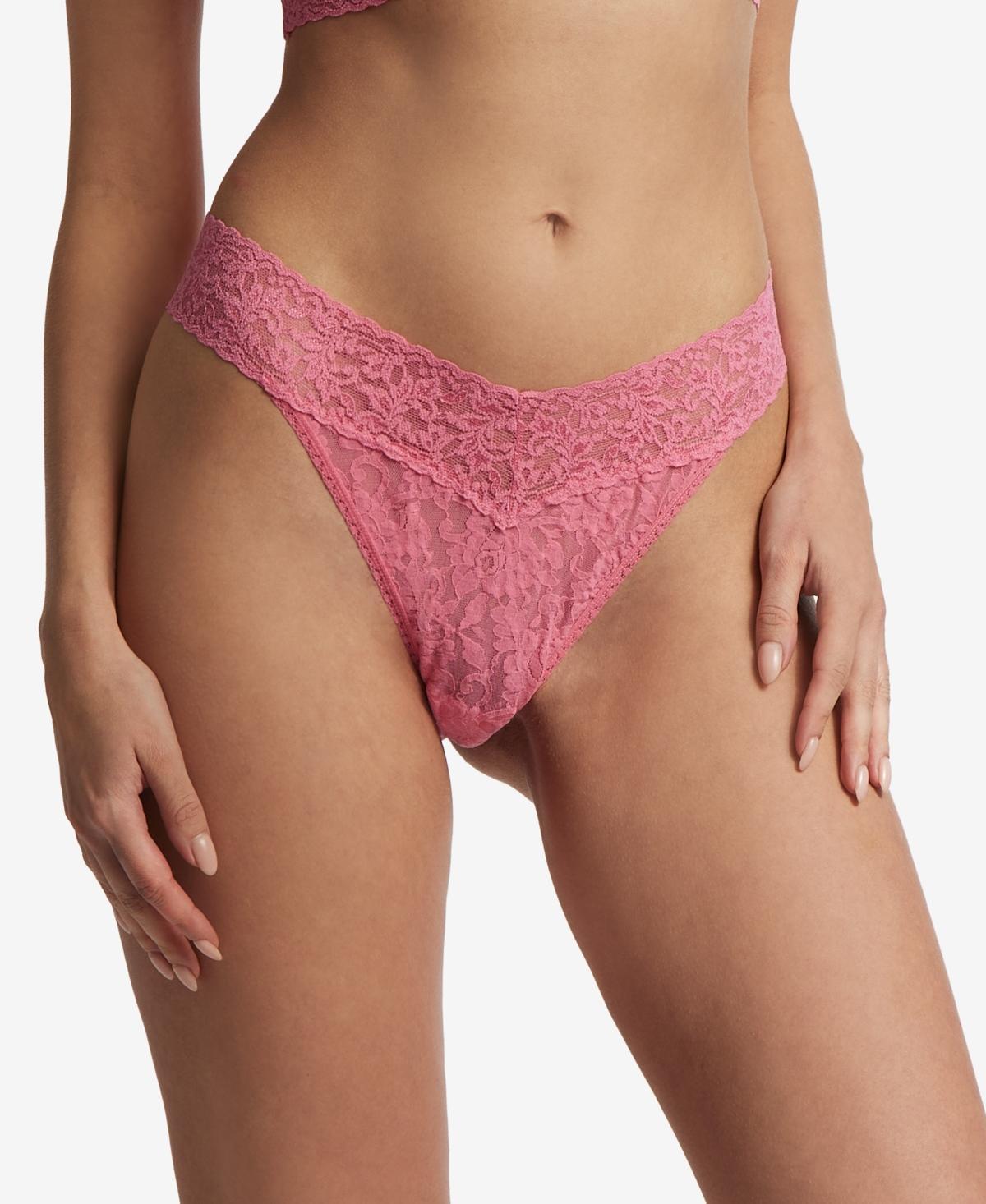 Signature Lace Original Rise Thong Product Image