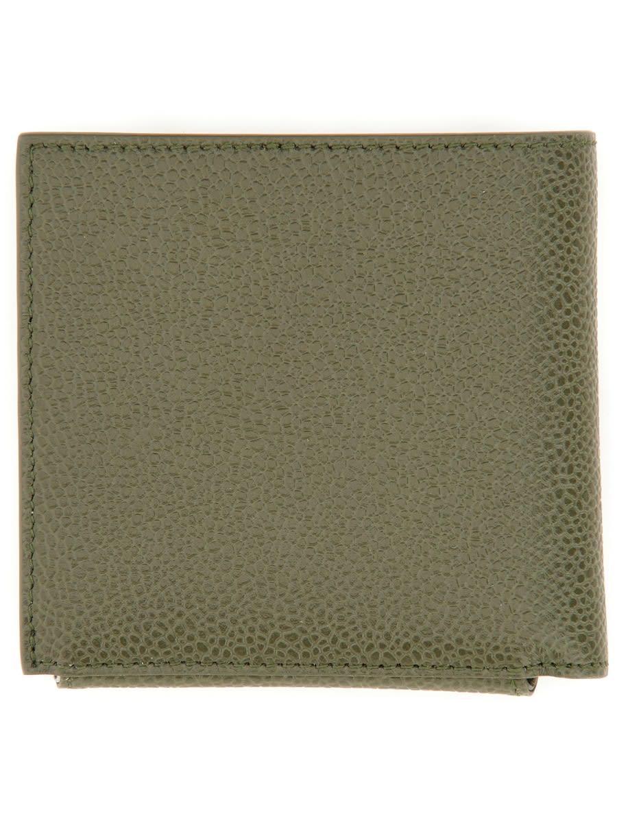 Leather Wallet In Green Product Image