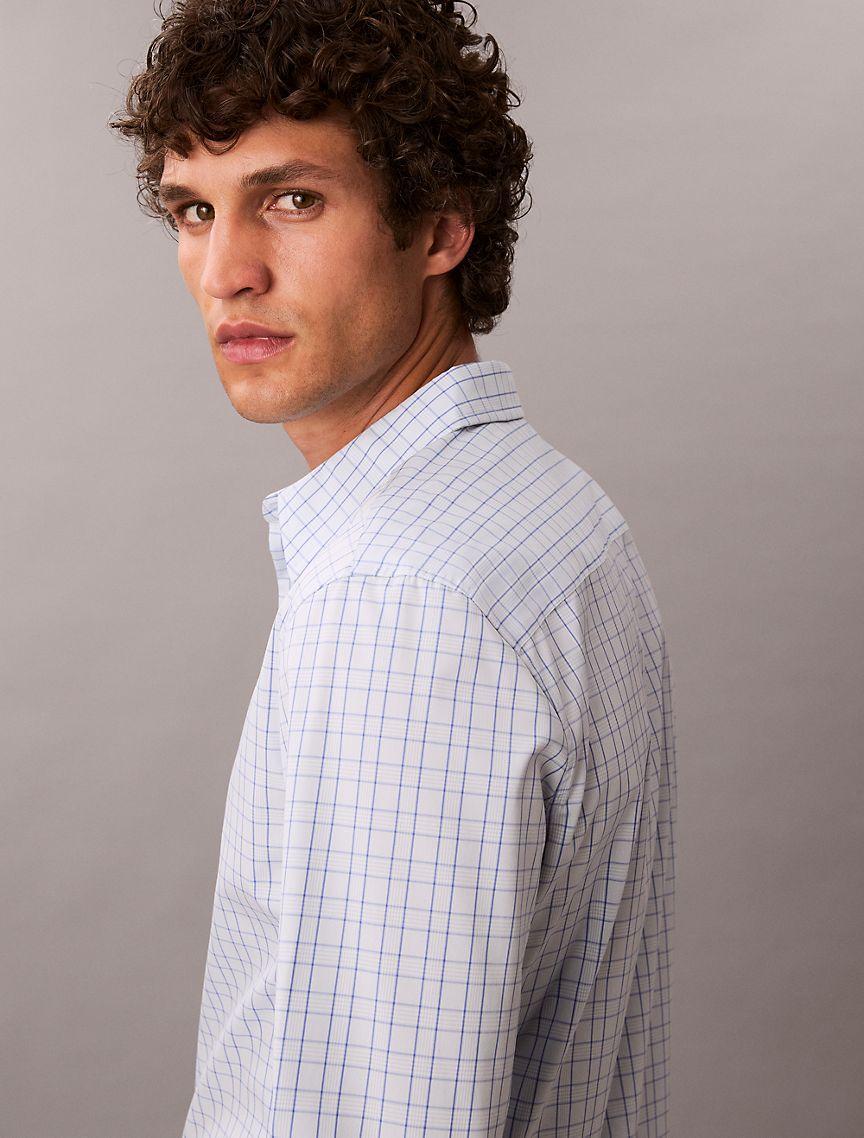 Plaid Slim Button-Down Shirt  Product Image