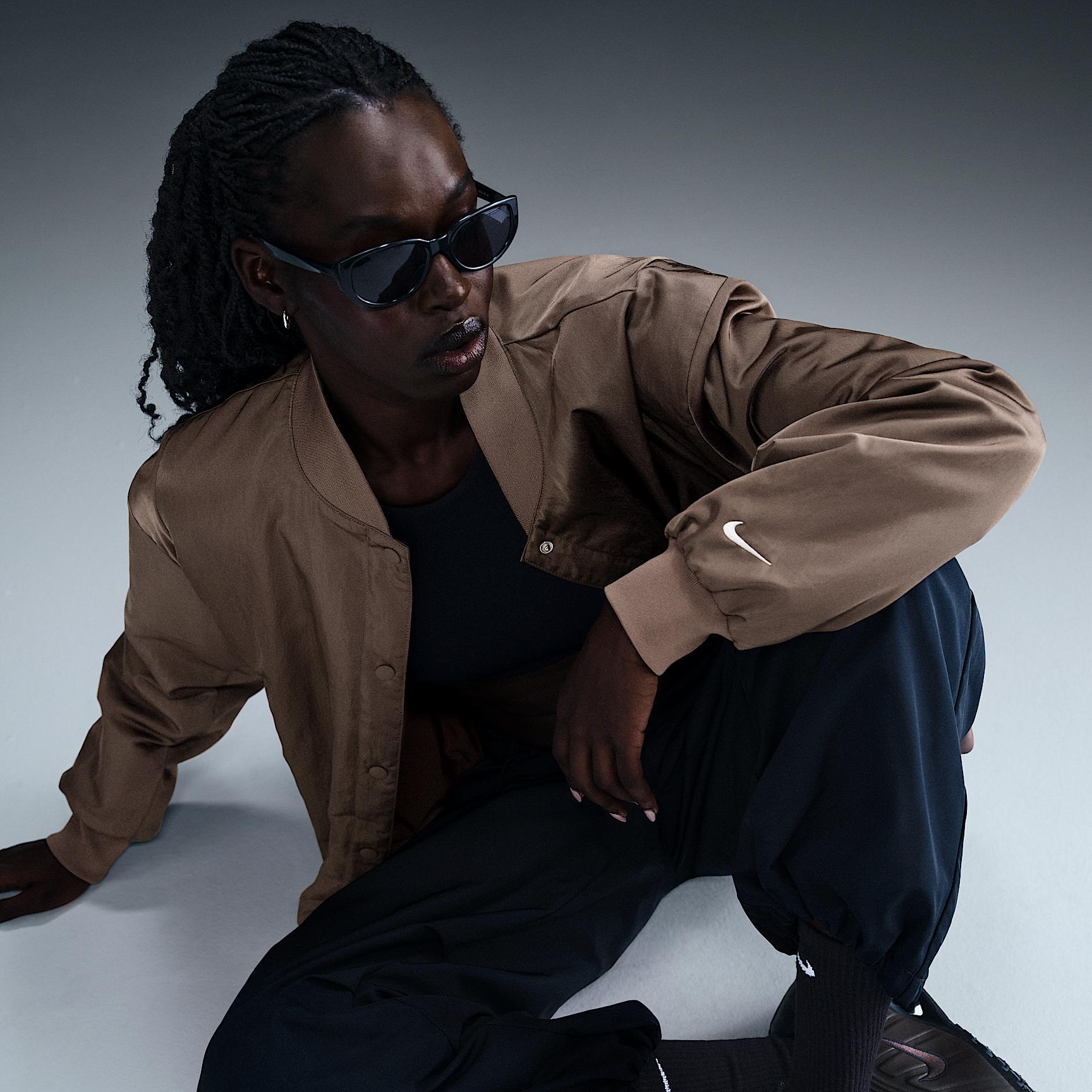 Womens Nike Sportswear Destroyer Oversized Woven Jacket | HJ0971-004 Product Image