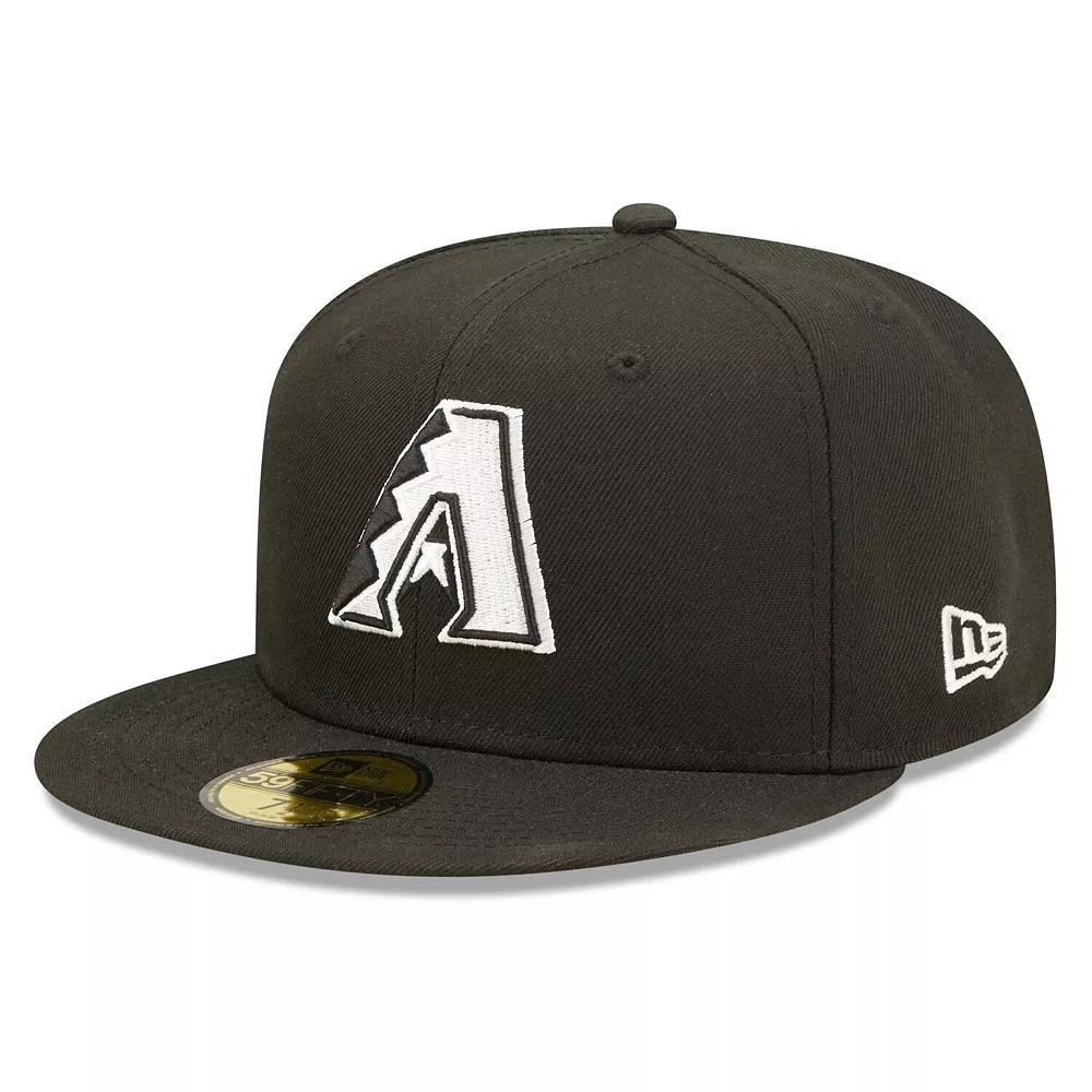 Men's New Era Black Arizona Diamondbacks Team Logo 59FIFTY Fitted Hat, Size: 7 7/8 Product Image
