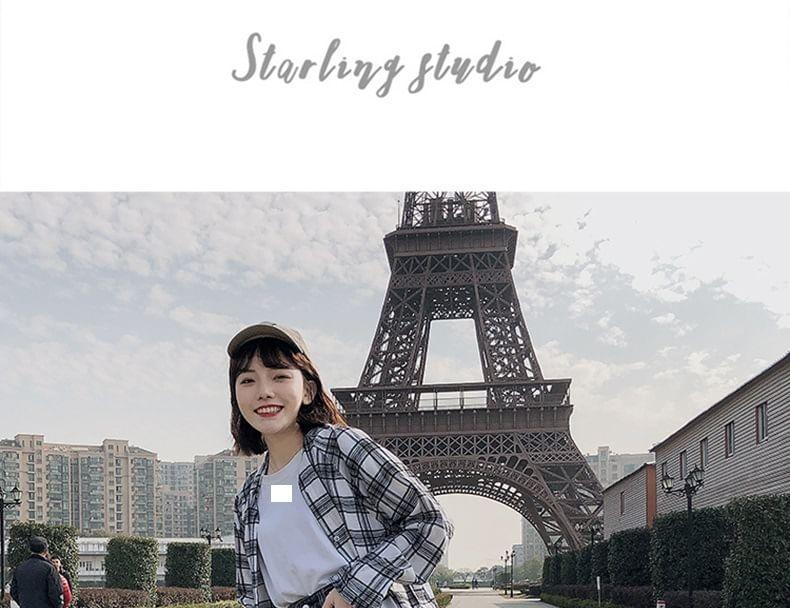 High Waist Denim Shorts Product Image