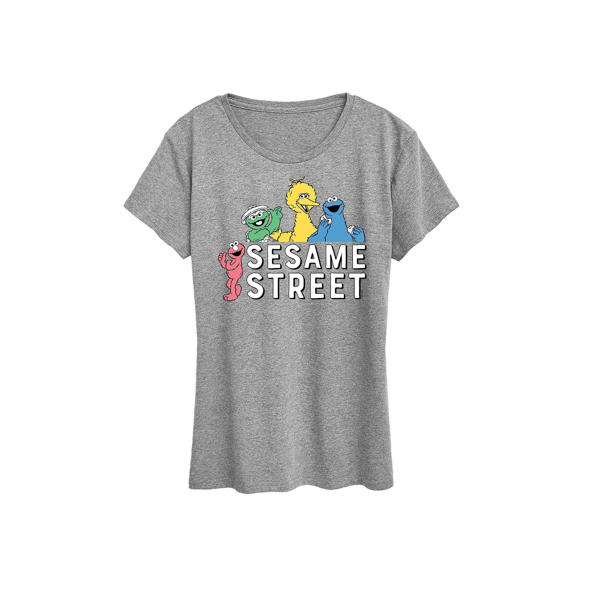 Women's Sesame Street Group Graphic Tee, Girl's,  Product Image