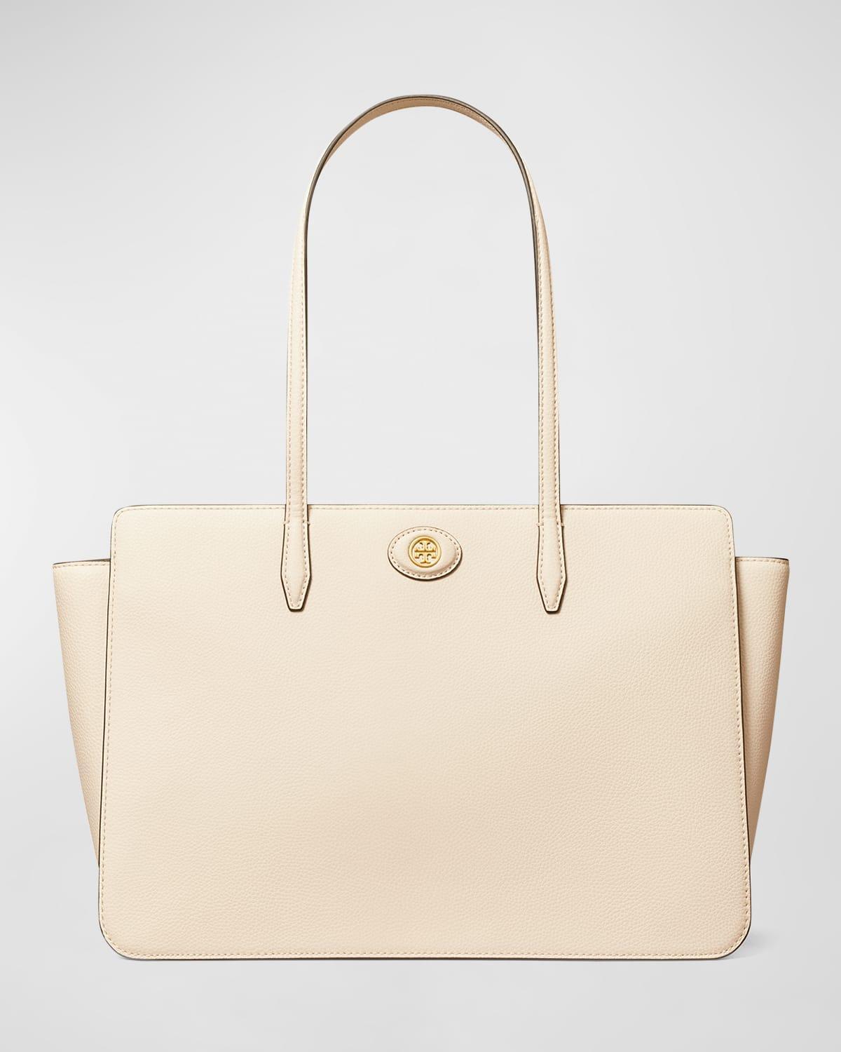 Tory Burch Robinson Pebbled Leather Medium Tote Product Image