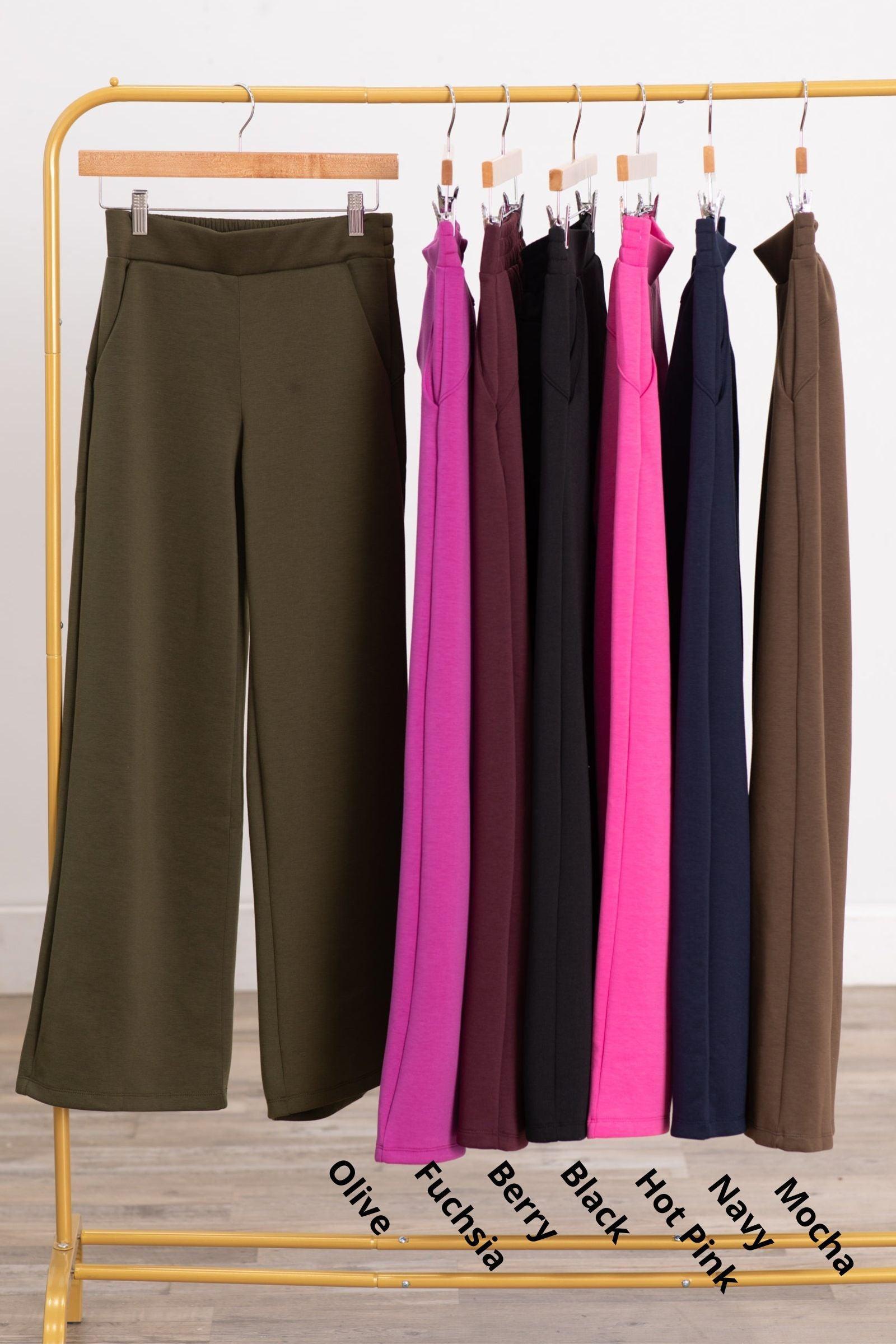 Straight Leg Scuba Lounge Pants Product Image