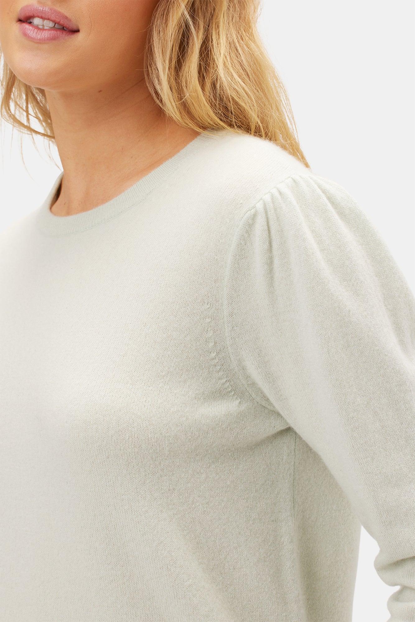 Odilia Cashmere Sweater - Mint Green Product Image