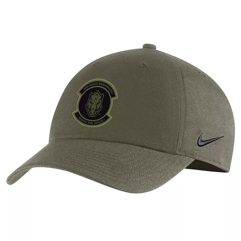 Mens Nike Olive Illinois Fighting Illini Military Pack Heritage86 Adjustable Hat Product Image