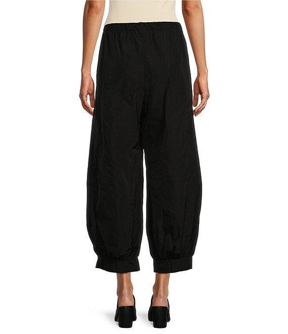 Bryn Walker Wyatt Memory Crunch Wide-Leg Pull-On Cropped Pants Product Image