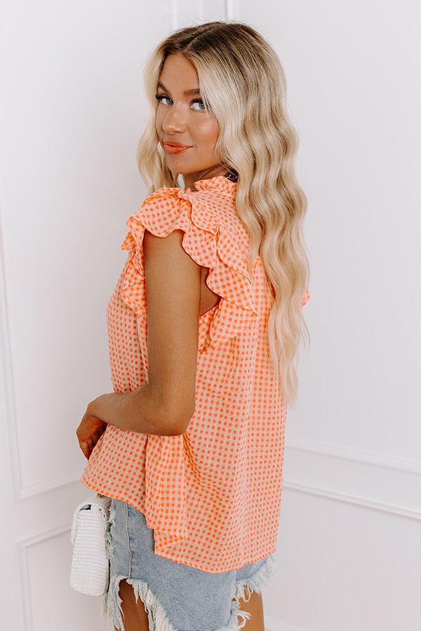 Picnic In The Park Gingham Top Product Image