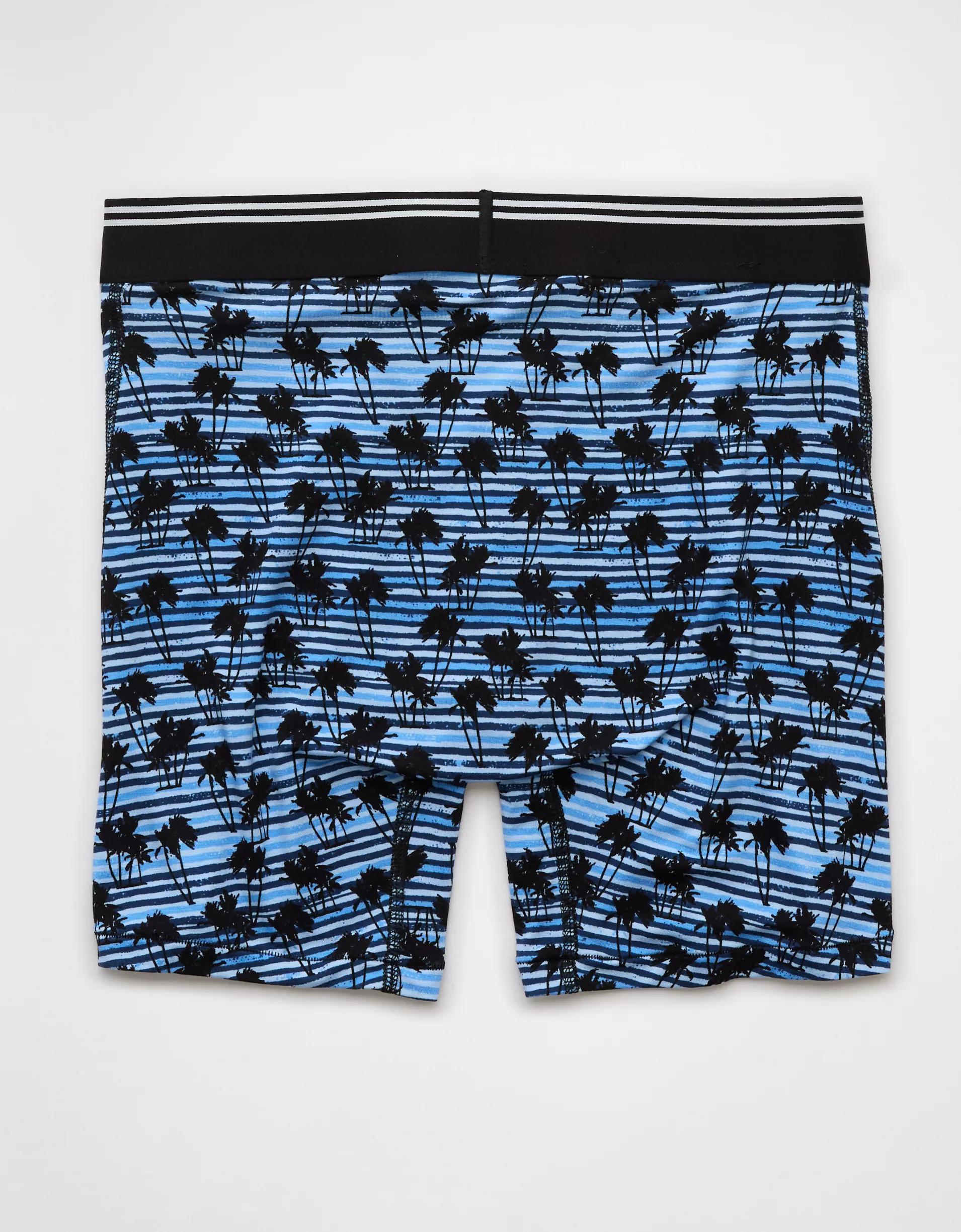 AEO Men's Palm Trees 6" Ultra Soft Boxer Brief Product Image