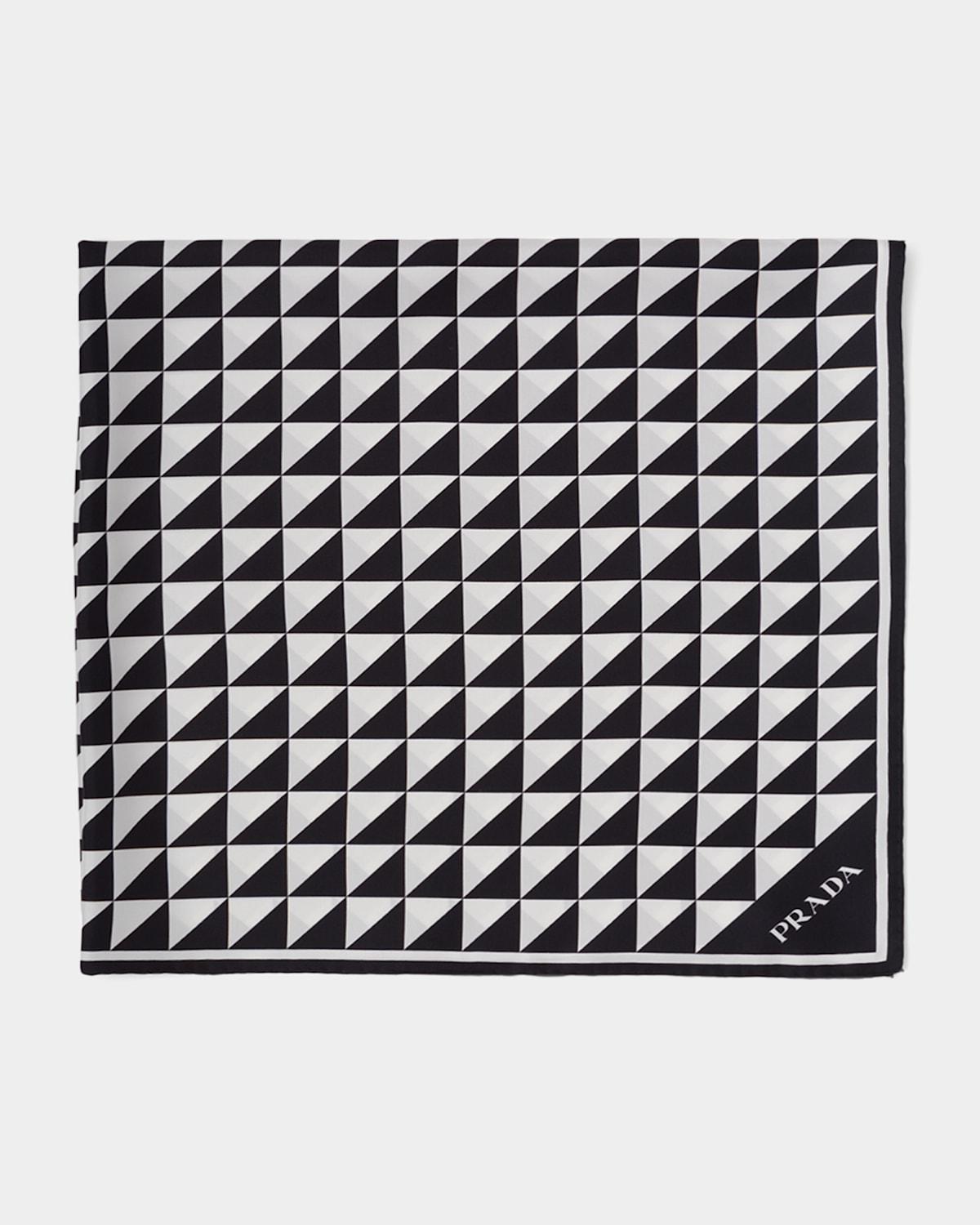 Triangle Logo Silk Scarf Product Image