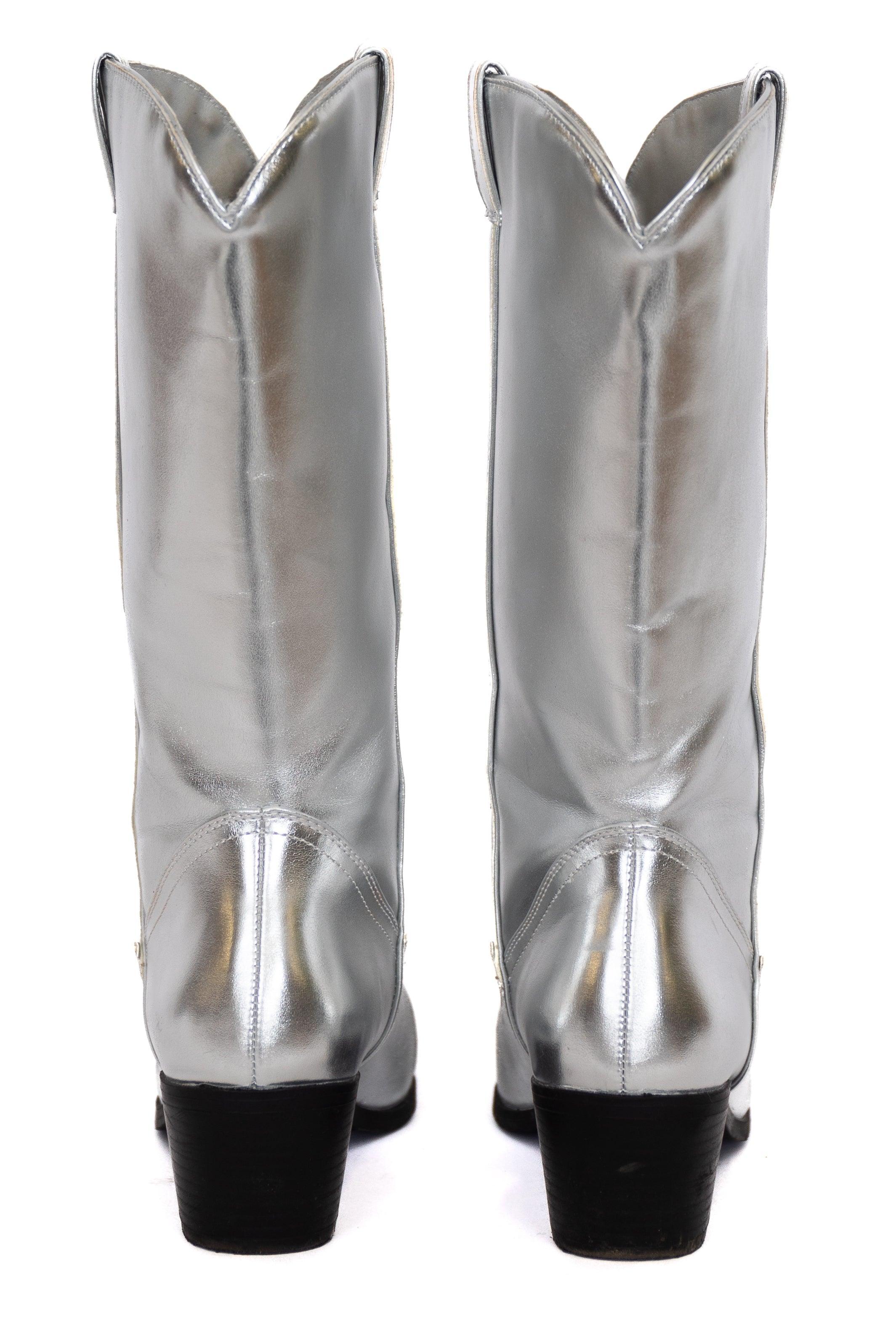 Dixie Silver Western Boots FINAL SALE Product Image