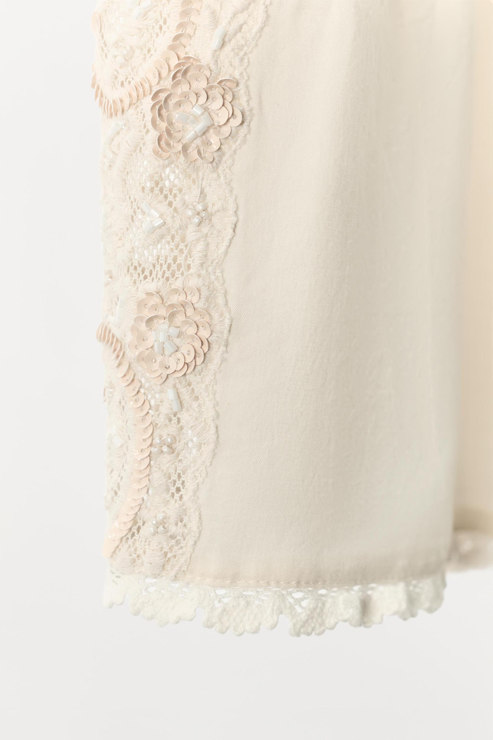 LIMITED EDITION BEADED EMBROIDERED SHORTS Product Image