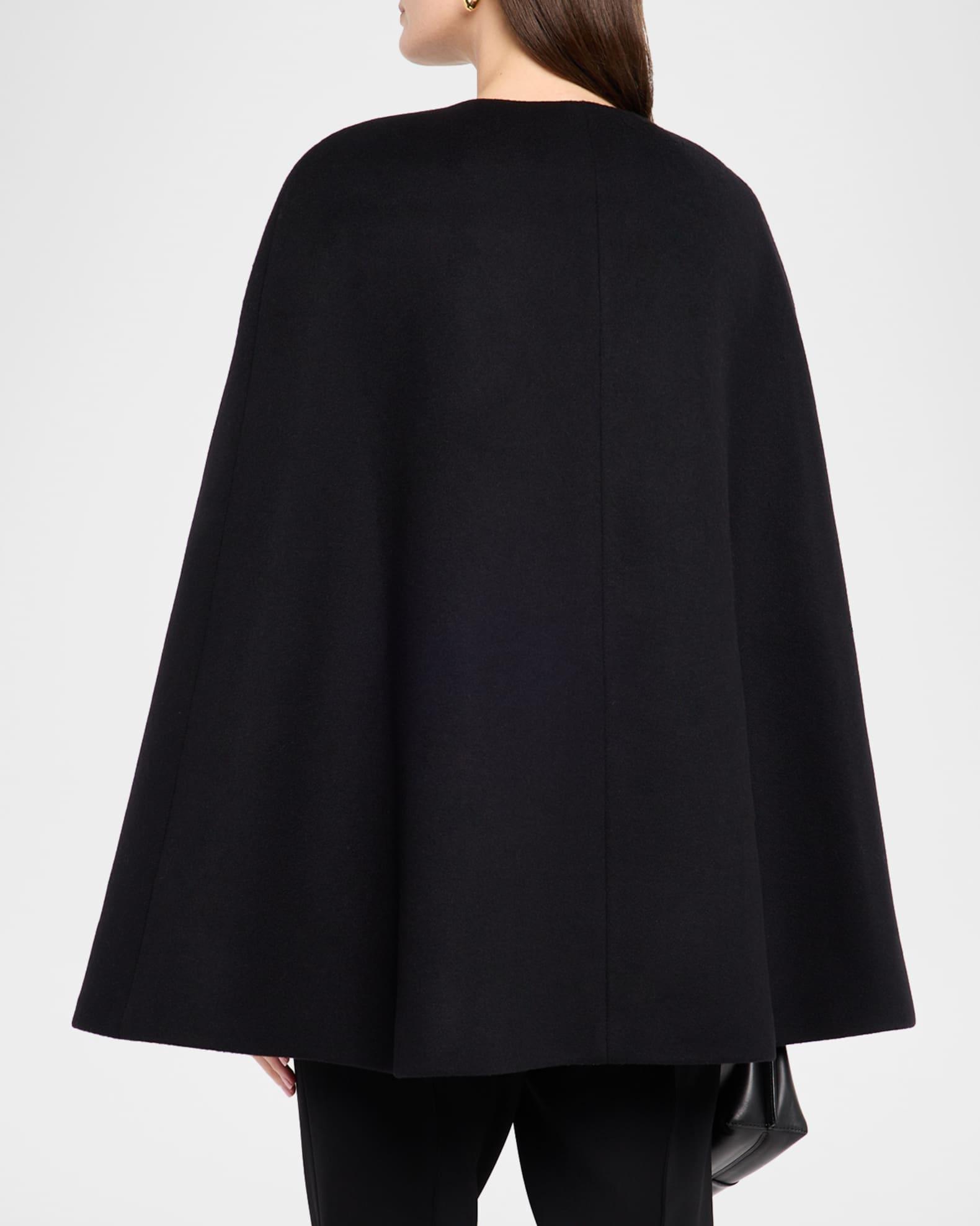 Button-Front Wool Cape Product Image