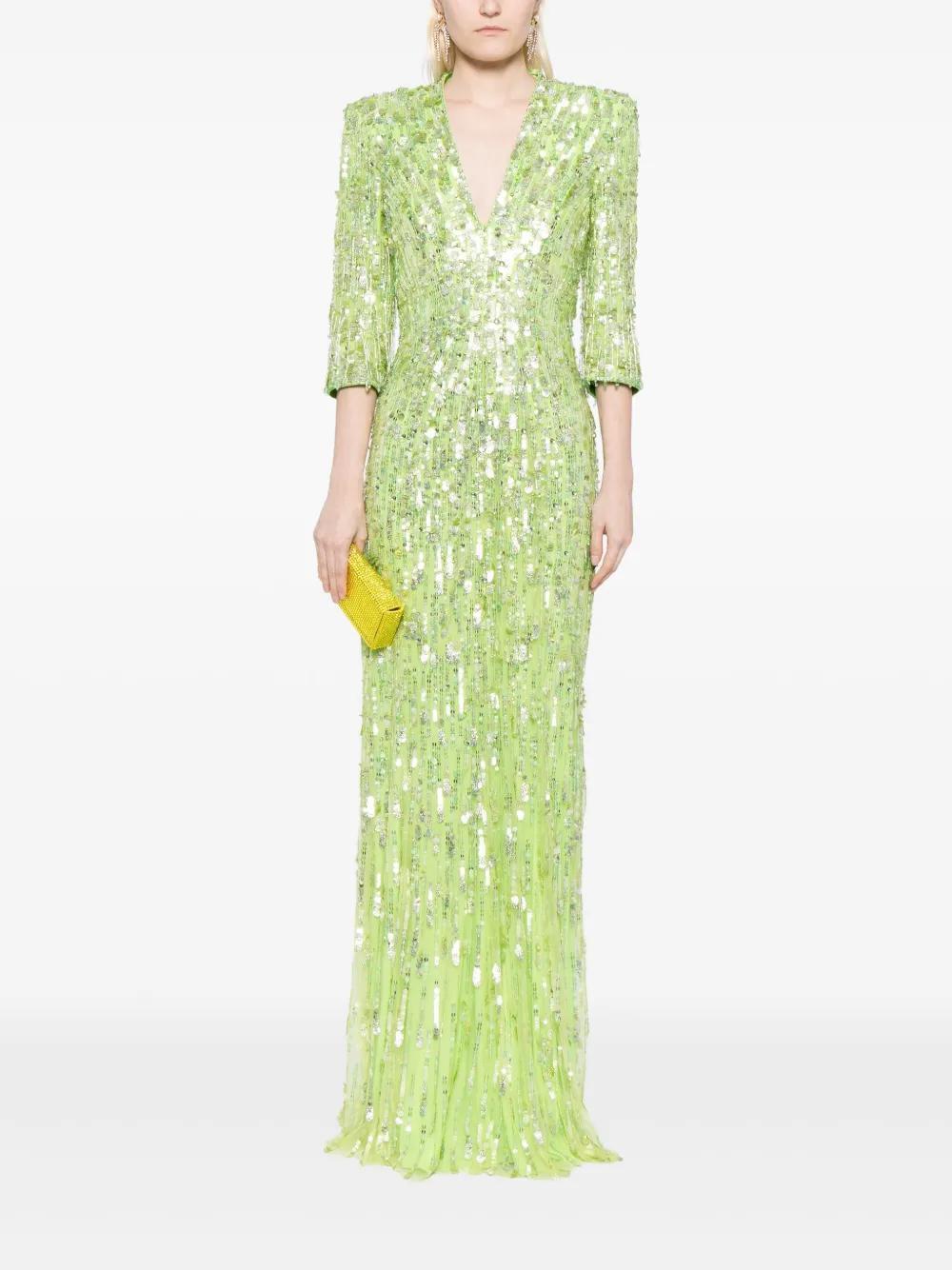 Oscar sequin-embellished gown Product Image