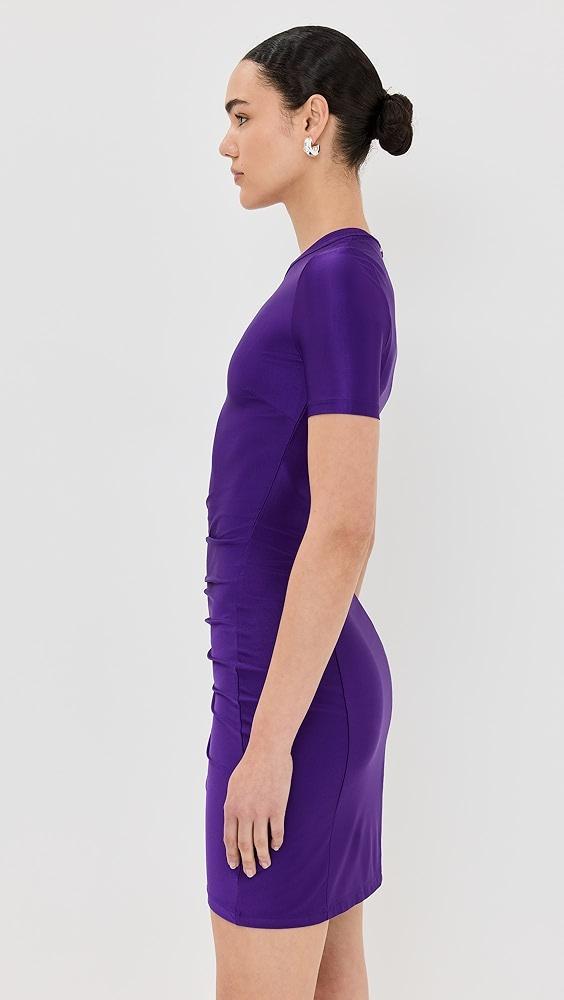 rabanne Drape Pression Mini Dress | Shopbop Product Image