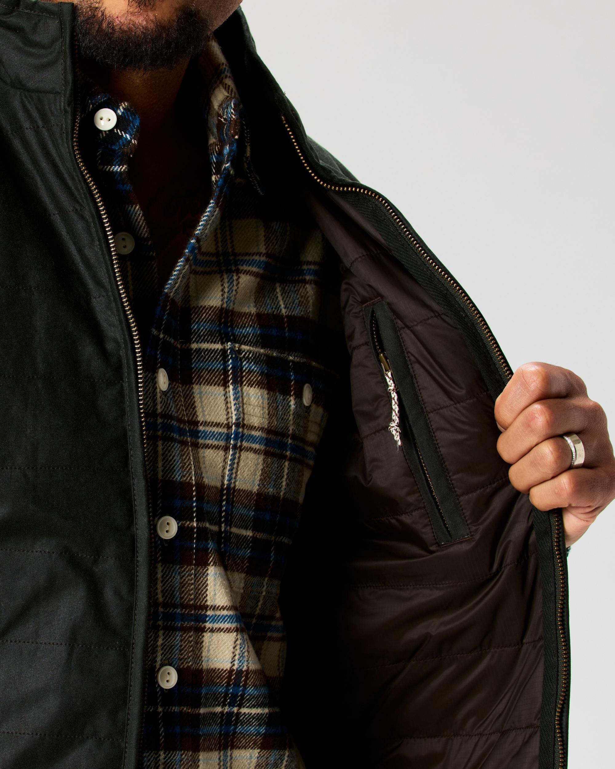 York Quilted Waxed Jacket Product Image