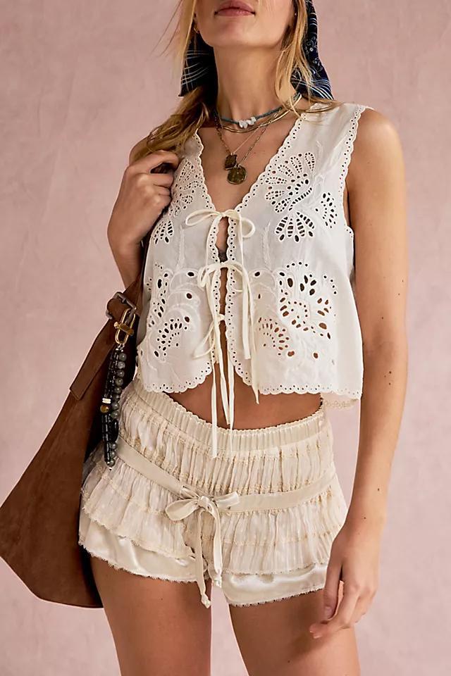 Camille Ruffle Shorts Product Image