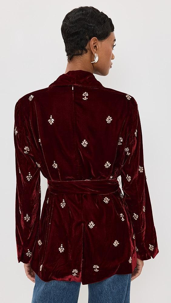 MISA Lena Velvet Blazer | Shopbop Product Image