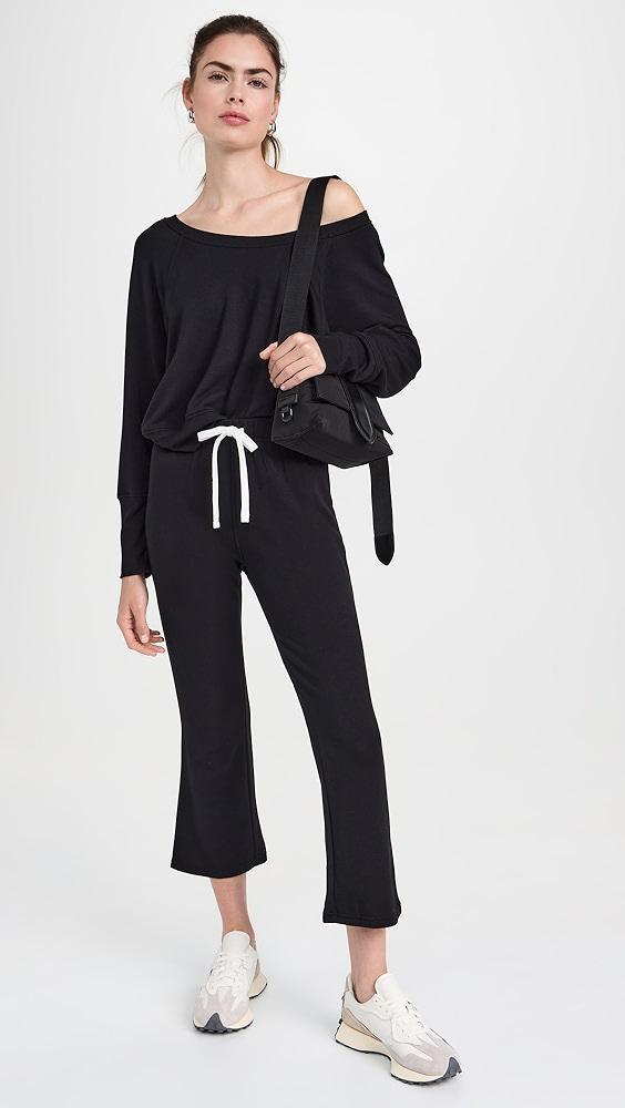 Splits59 Brooks Fleece Cropped Flare Sweatpants | Shopbop Product Image