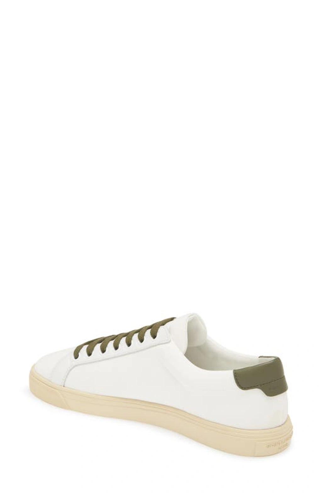 SAINT LAURENT Andy Low Top Sneaker In White Product Image