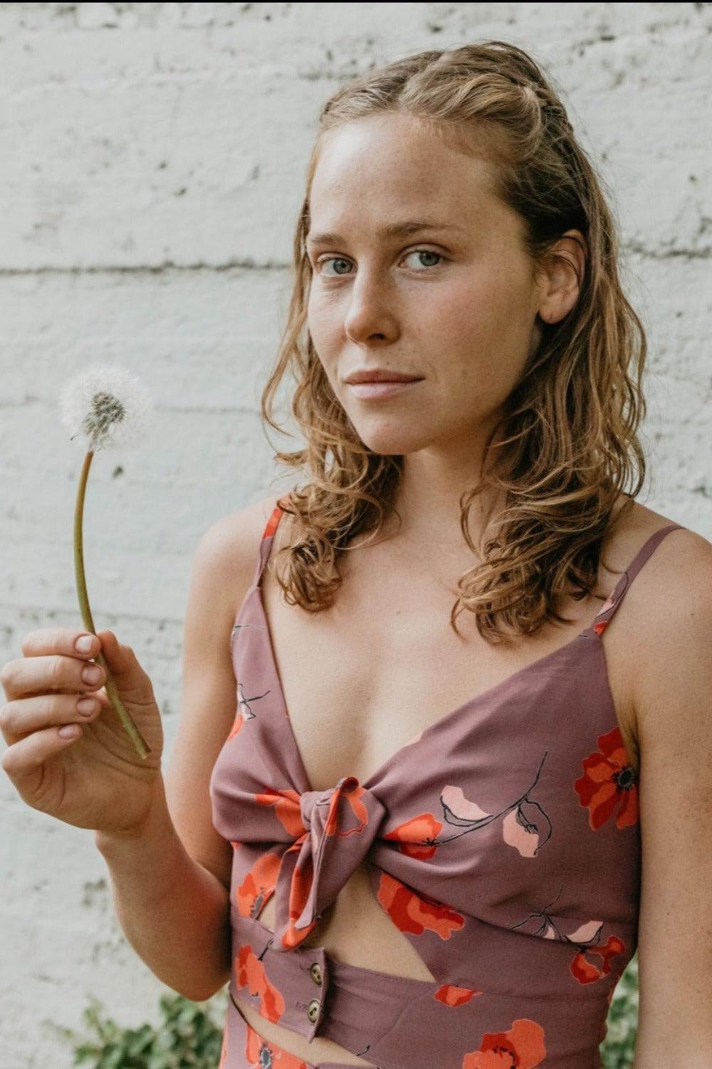 Dee Dee Top in Purple Poppy Product Image