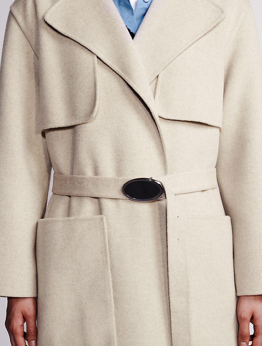 Wool Blend Trench Coat Product Image