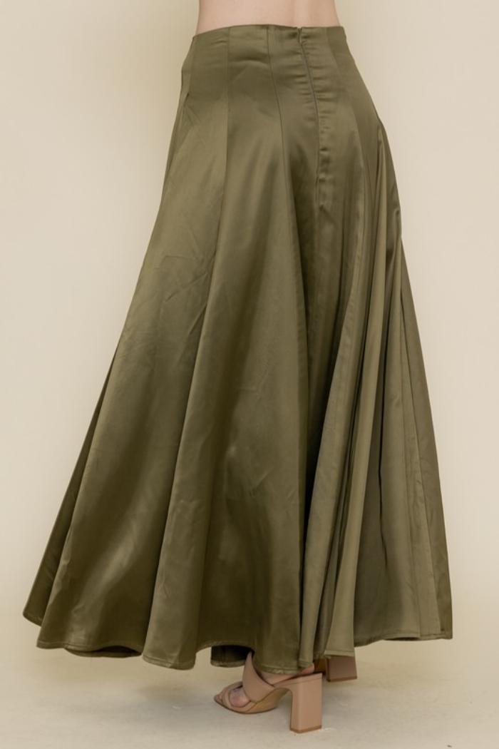 High Waist Maxi Skirt Product Image