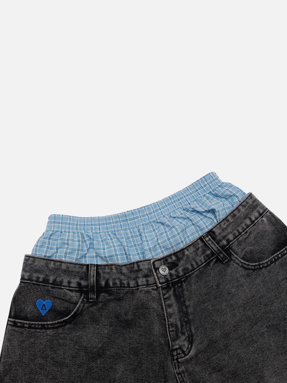 Aelfric Eden Double Waist  Baggy Jeans Product Image