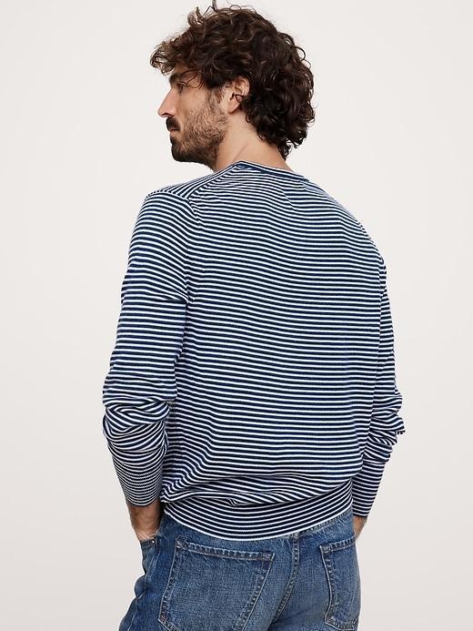 Italian Merino Crew-Neck Sweater Product Image