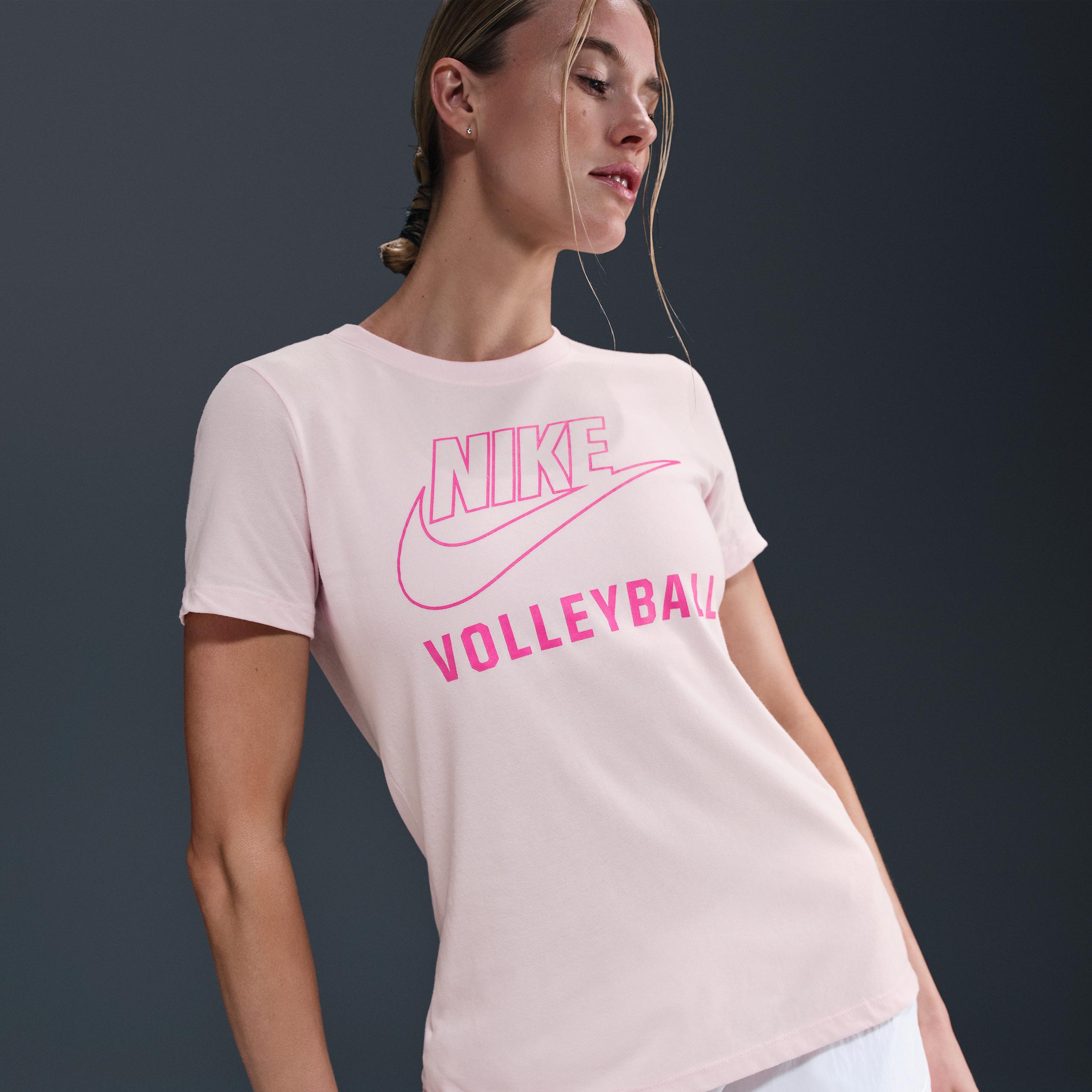 Nike Womens Swoosh Volleyball T-Shirt | APS462-600 Product Image