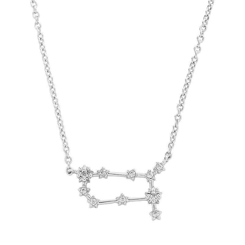 MC Collective Cubic Zirconia Constellation Necklace, Womens, Silver Tone Scorpio Product Image