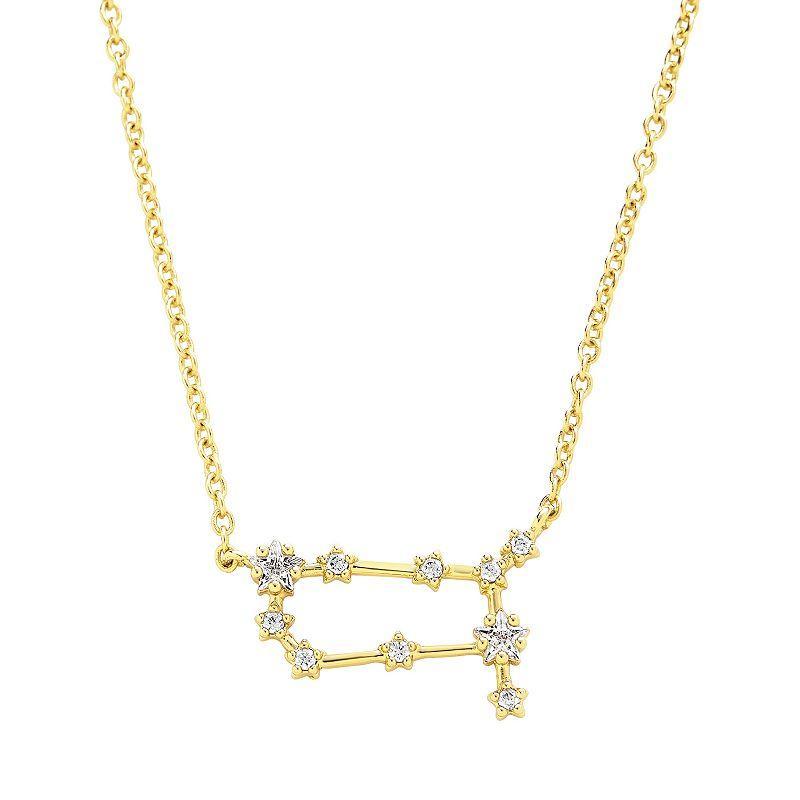 MC Collective Cubic Zirconia Constellation Necklace, Womens, Silver Tone Scorpio Product Image