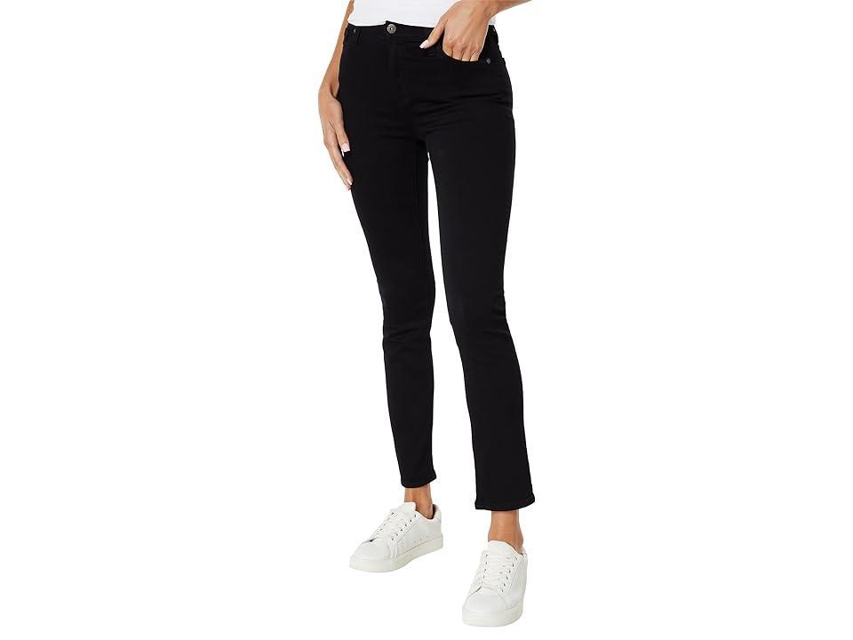 Mari High-Rise Slim Straight Jeans Product Image