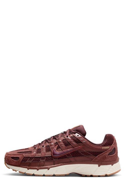 NIKE P-6000 Se Sneaker In Dark Pony/burgundy C Product Image