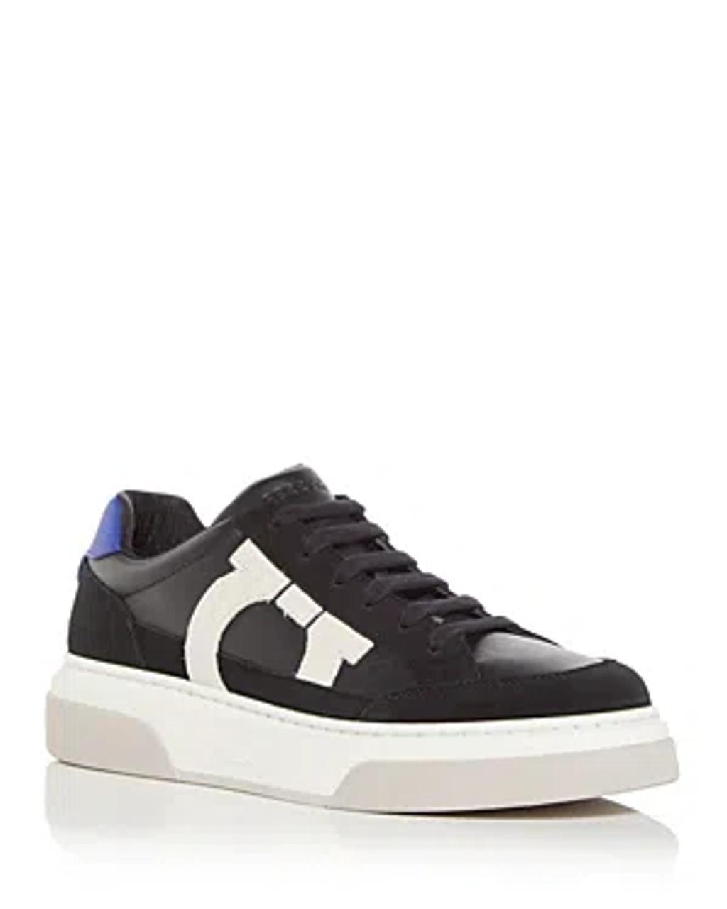 Mens Cassina Gancini Leather Sneakers Product Image