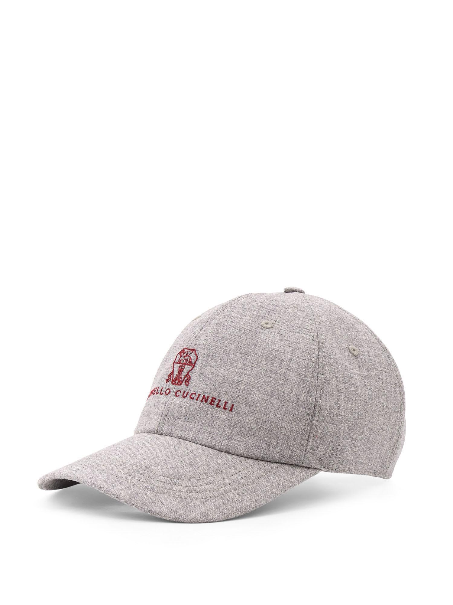 BRUNELLO CUCINELLI Hat In Grey Product Image