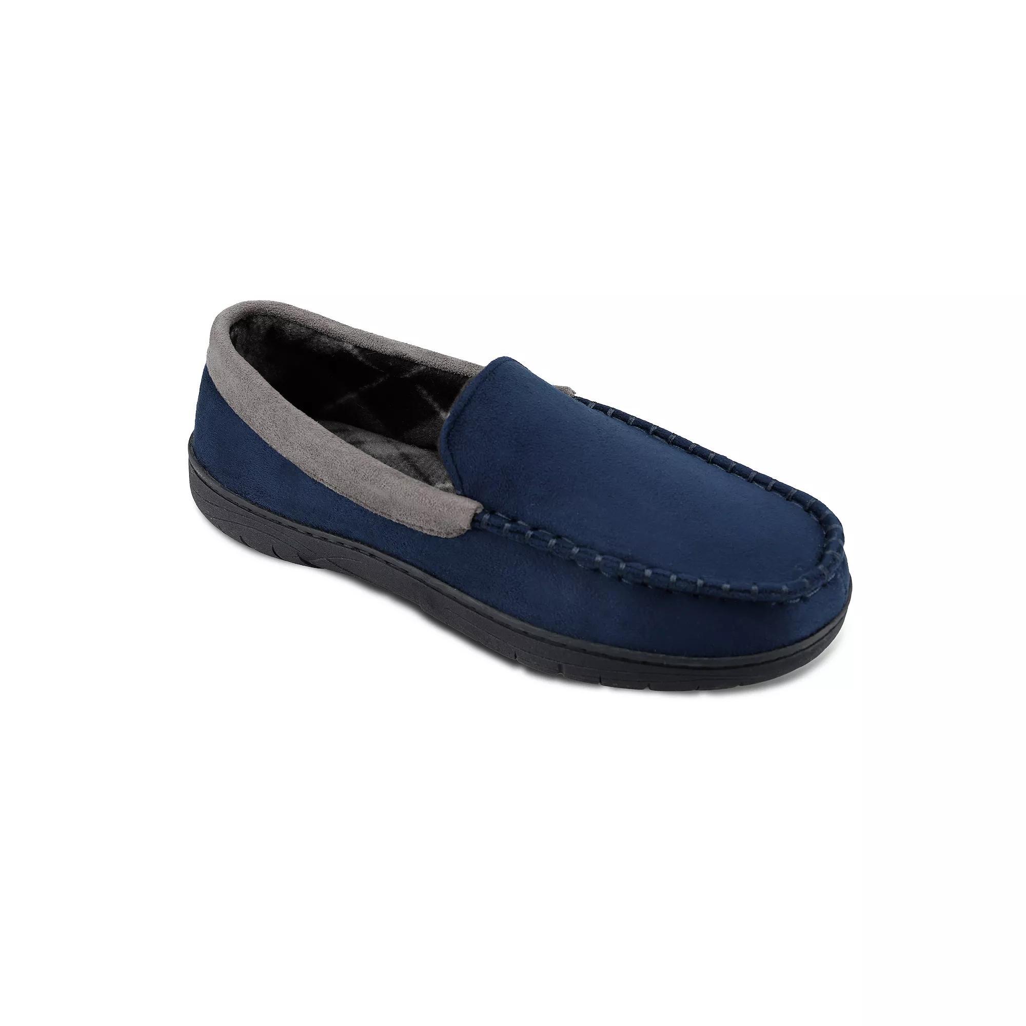 Wembley Men's Fleece Lined Moccasin Slippers,  Product Image
